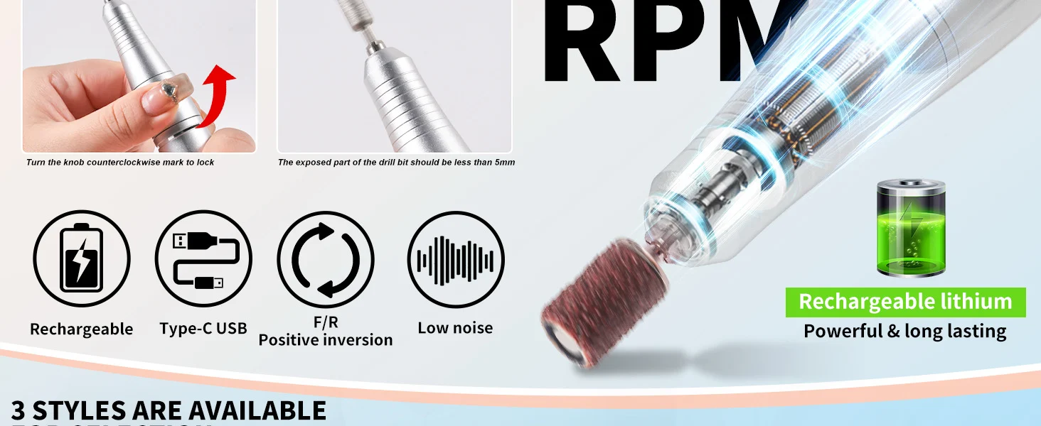 45000 rpm portable nail drill machine spu954282108346 desc 10