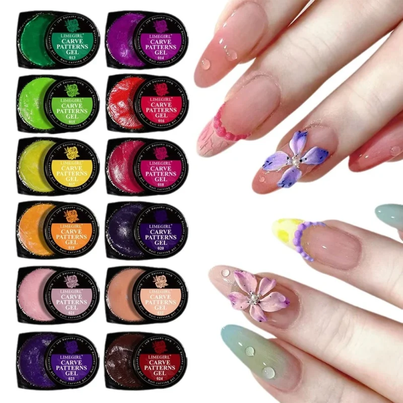 4d Carve Patterns Nail Sculpting Gel Spu823509202320 6