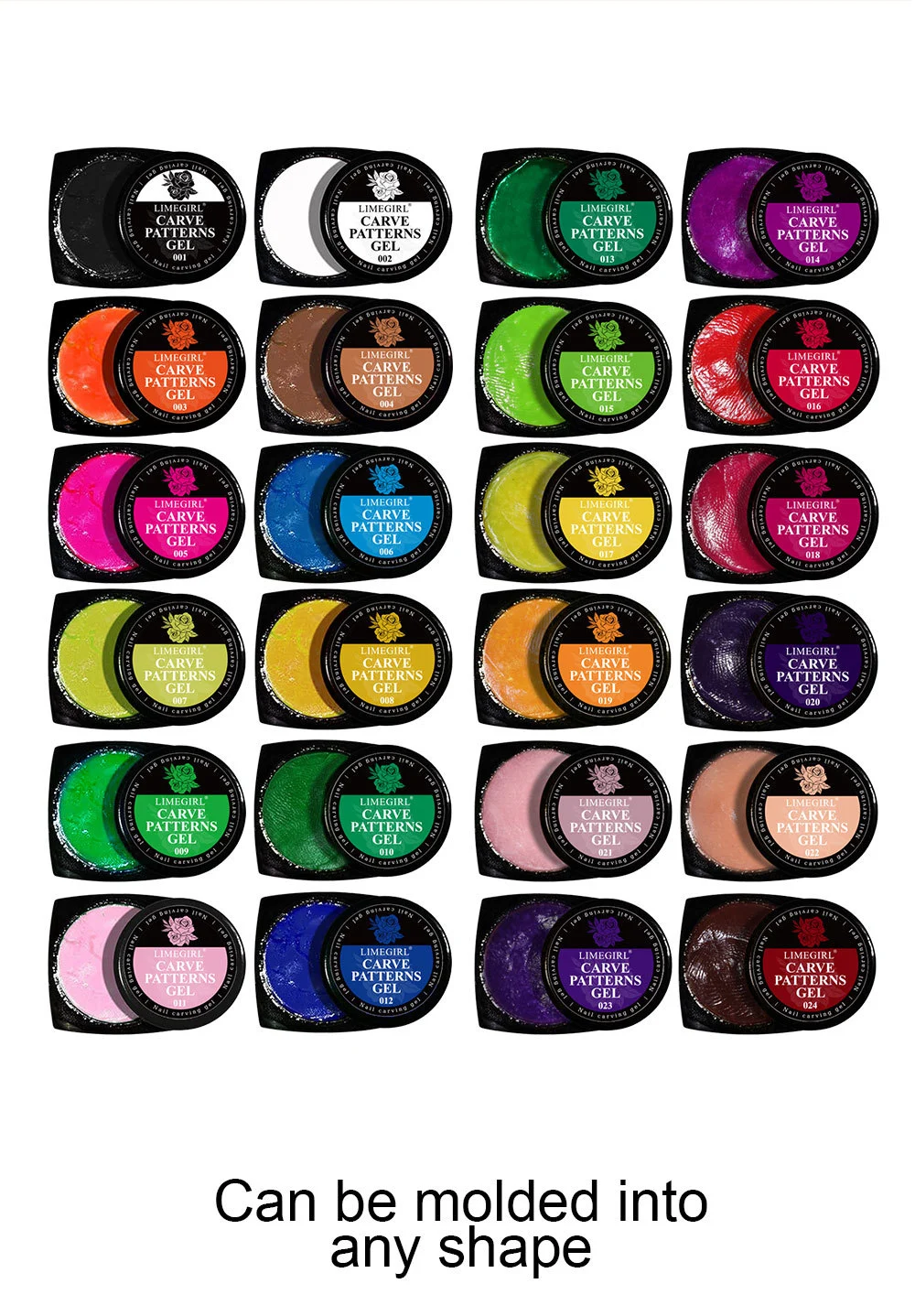 4D Carve Patterns Gel 3D Nail Art Sculpting Gel Non-Stick UV LED Modeling Clay for Professional Manicure 3 4d carve patterns nail sculpting gel spu823509202320 desc 3