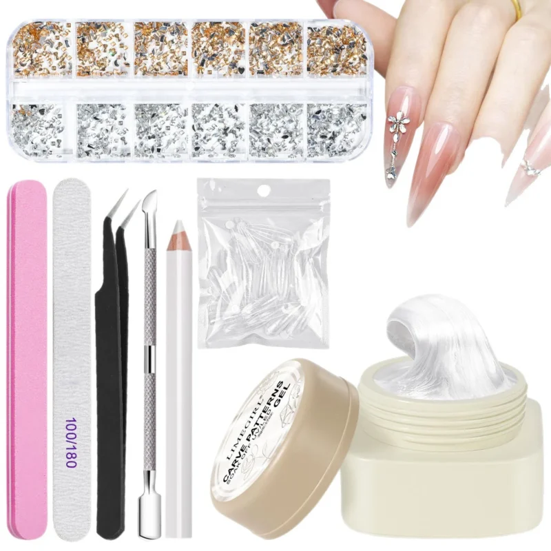 4d Carving Gel Nail Art Set Spu917502020670 6