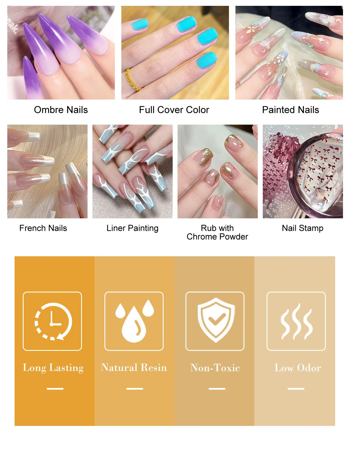 9-Color Gradient Painting Gel Palette for Ombre Nail Art Limegirl Wash-Free Satin Finish UV/LED Soak Off Polish 3 9 color gradient painting gel palette spu1010384266694 desc 3