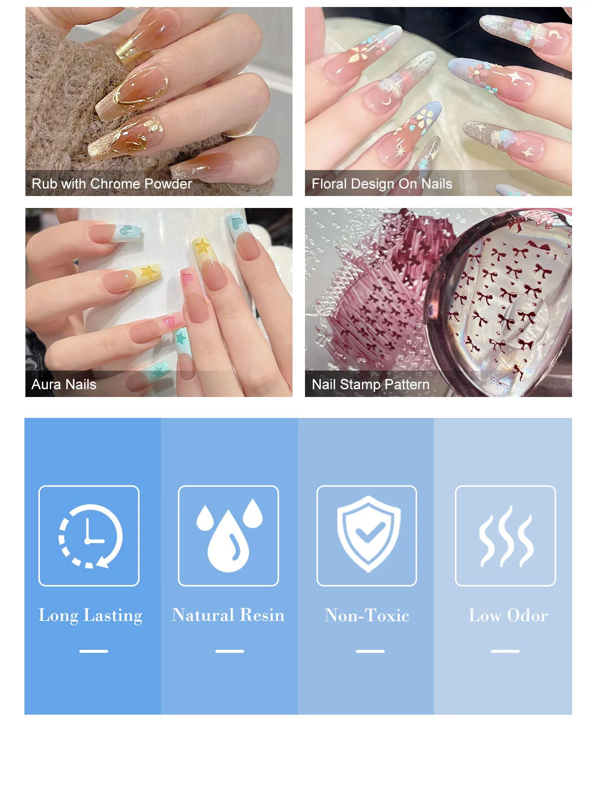 9-Color Patting Gel Monet Garden Macaron Gradient Nail Art Palette for Ombre & Aura Nails 3 9 color patting gel nail art set spu915825787716 desc 3