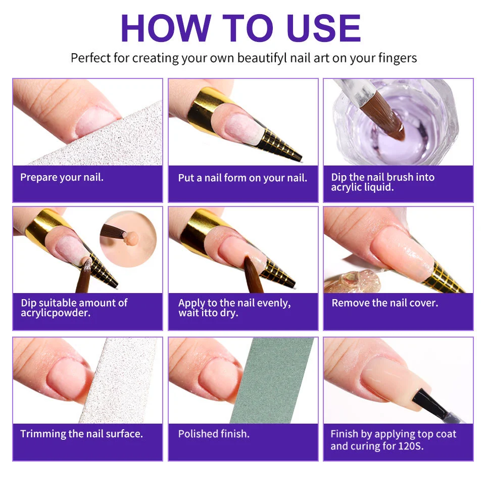 Acrylic Liquid Monomer for Nails Professional EMA Formula Nail Extension and Carving Kit 4 acrylic liquid monomer nail kit spu737930138285 desc 4