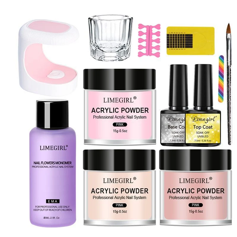 Acrylic Nail Kit Professional Manicure Set with Powder and Liquid Monomer for Nail Extensions 1 acrylic nail kit professional manicure set spu713690056808 desc 1