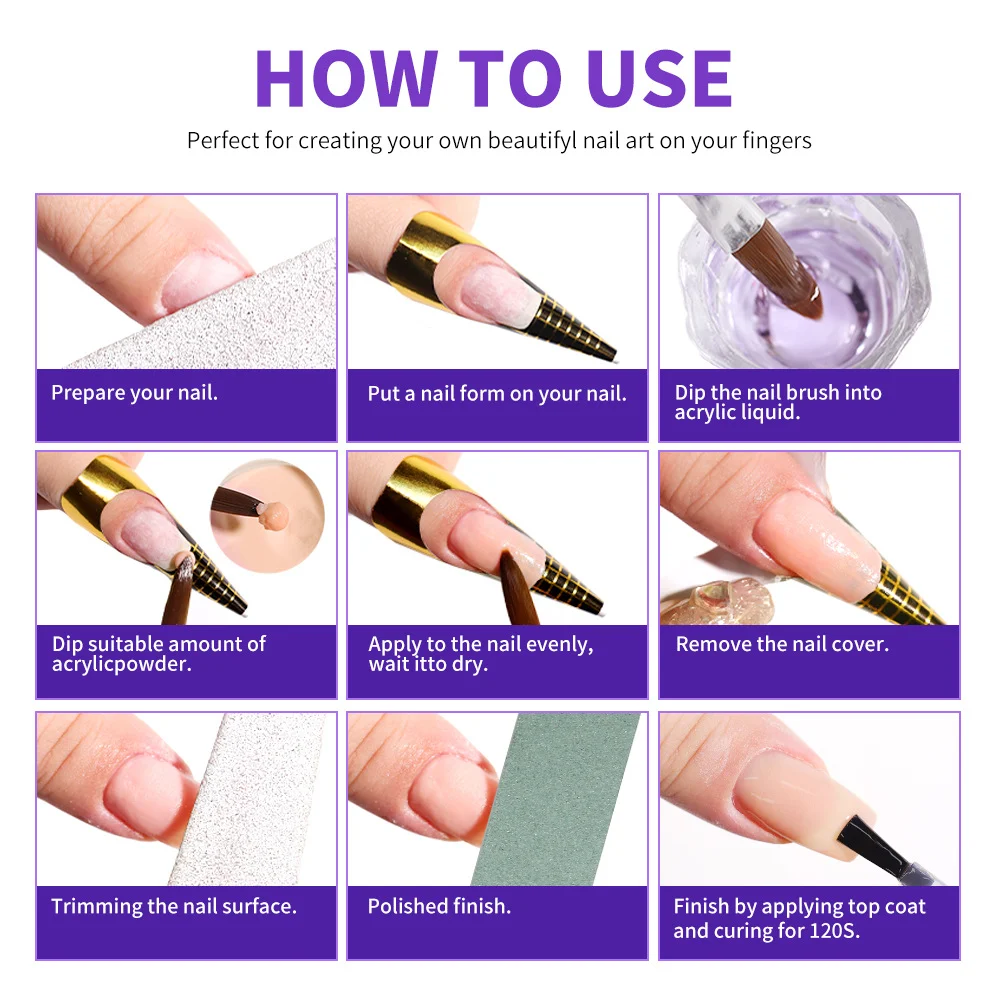 acrylic nail kit professional set spu1006242713874 desc 11