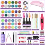 Acrylic Nail Kit With Uv Lamp Spu766205076912 6