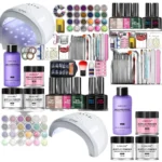 Acrylic Nail Kit With Uv Light Limegirl Set Spu1013841802079 6
