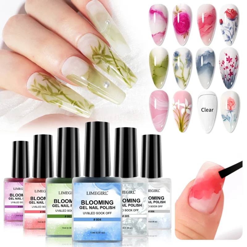 Blooming Gel Nail Polish Marble Effect Spu797930123289 3