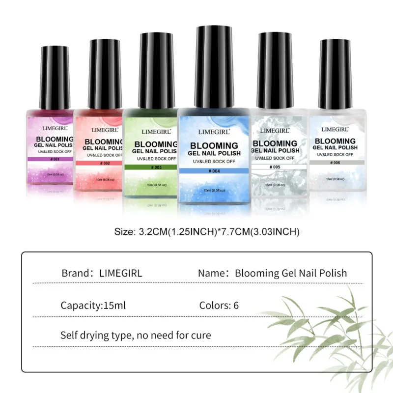 Blooming Gel Nail Polish Marble Effect Spu797930123289 4