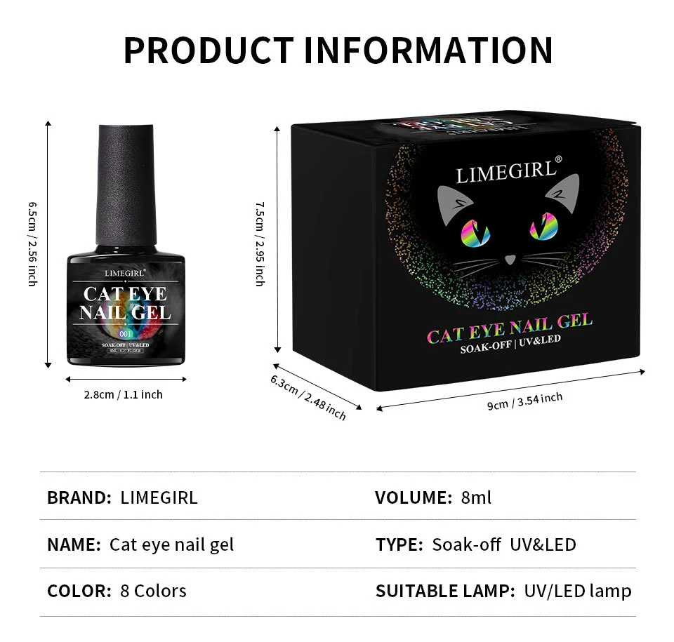 cat eye gel nail polish kit limegirl spu995929391992 desc 25
