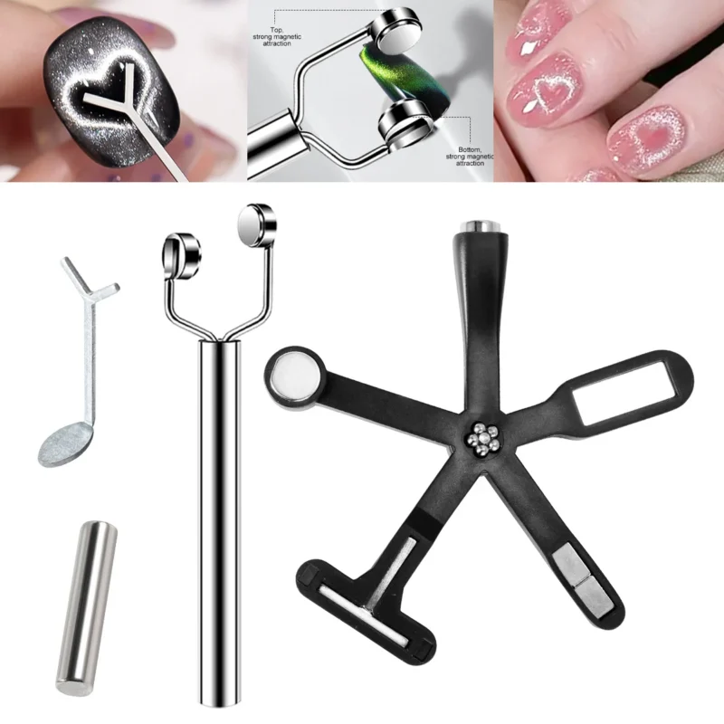 Cat Eye Magnet Heart Nail Tool Spu995129497099 5