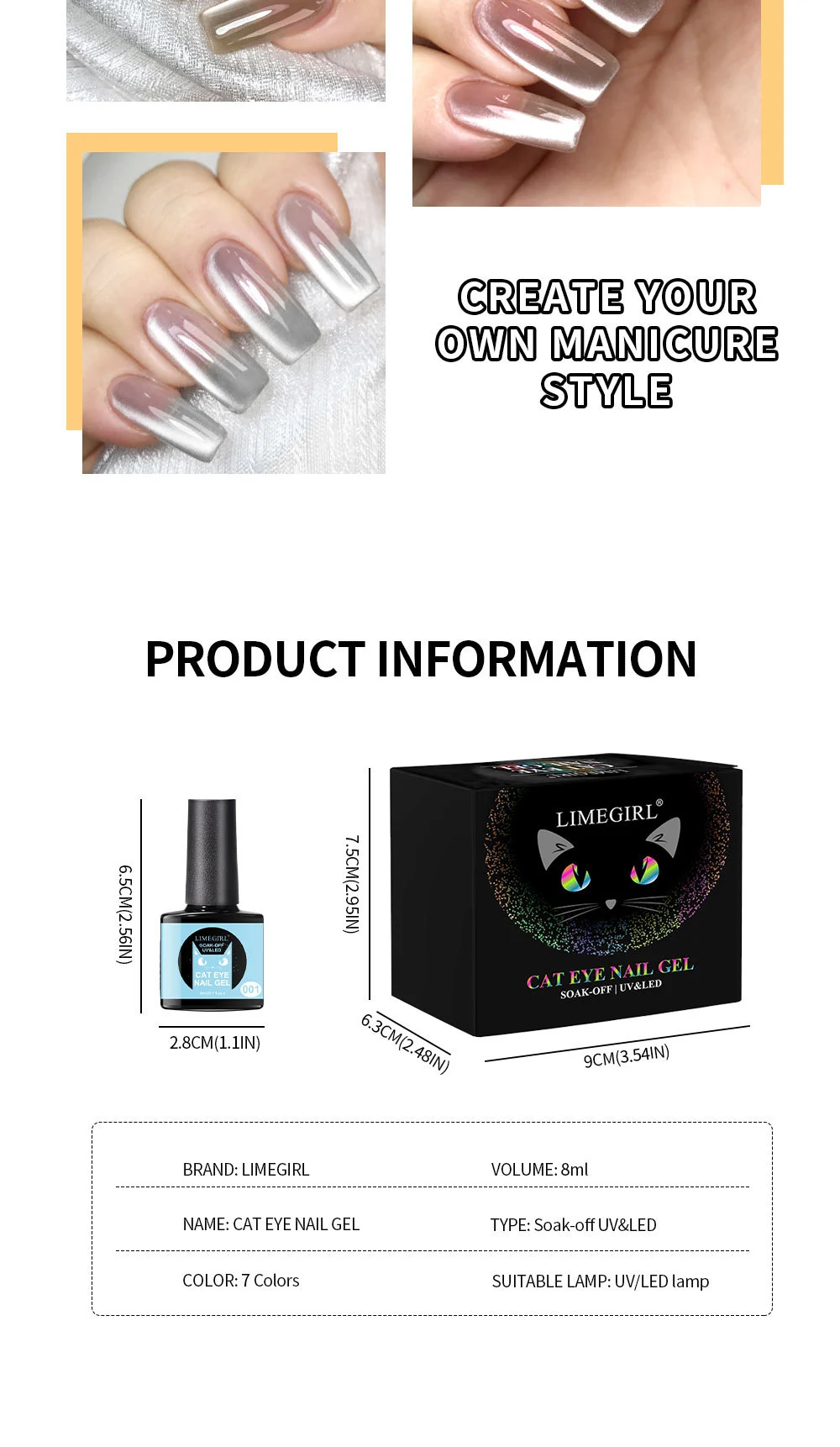 cat eye nail gel polish set spu997819931875 desc 9