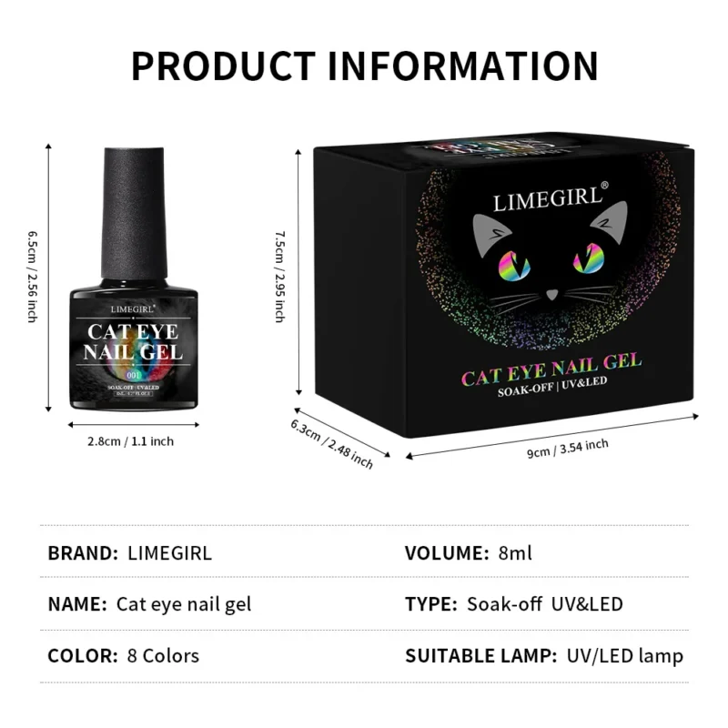 Cat Eye Nail Gel Set Sparkling Aurora Spu998103952513 4