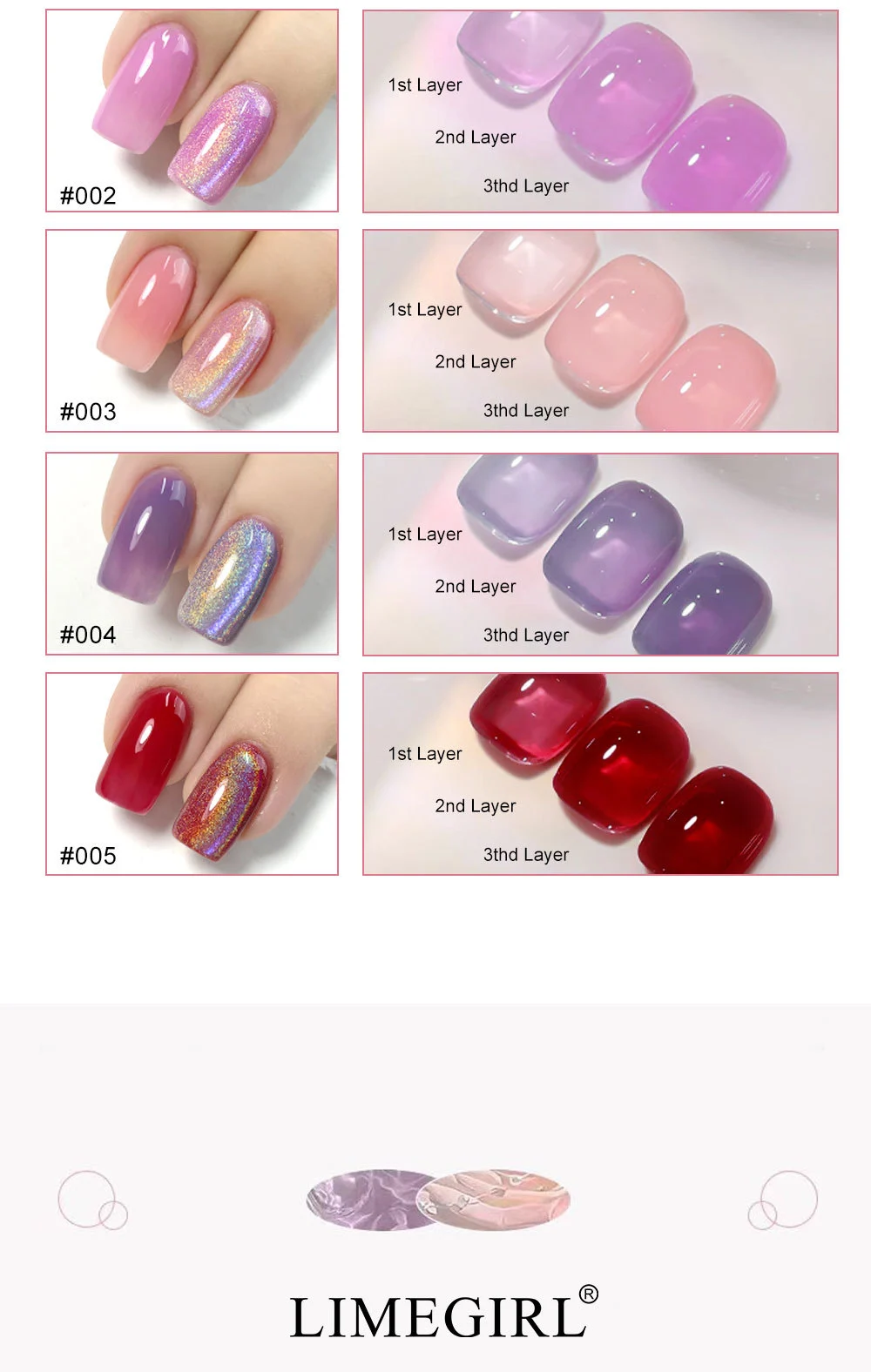 Cat Eye Nail Gel Set - Super Bright Sparkling Aurora Magnetic Gel Polish for Professional Nail Art - Limegirl Soak-Off UV LED 18 cat eye nail gel set sparkling aurora spu998103952513 desc 18