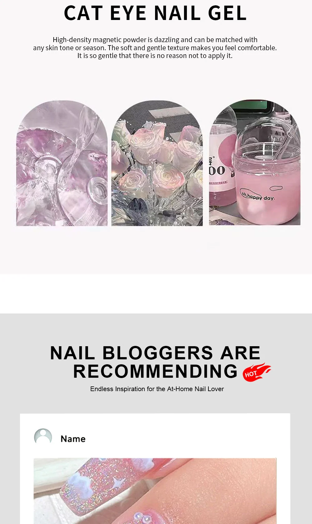 Cat Eye Nail Gel Set - Super Bright Sparkling Aurora Magnetic Gel Polish for Professional Nail Art - Limegirl Soak-Off UV LED 19 cat eye nail gel set sparkling aurora spu998103952513 desc 19