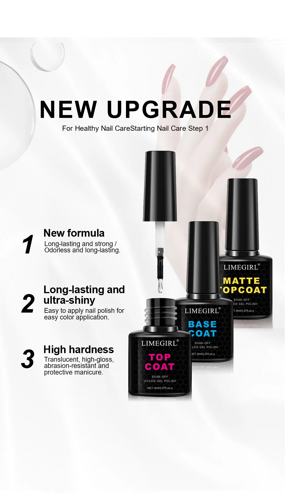 Cat Eye Nail Gel Set - Super Bright Sparkling Aurora Magnetic Gel Polish for Professional Nail Art - Limegirl Soak-Off UV LED 29 cat eye nail gel set sparkling aurora spu998103952513 desc 29