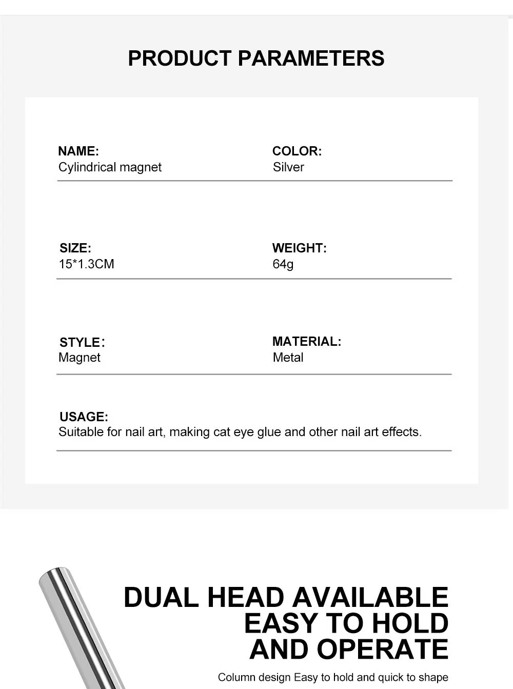 cat eye nail magnet tool magnetic wand spu994239781195 desc 8