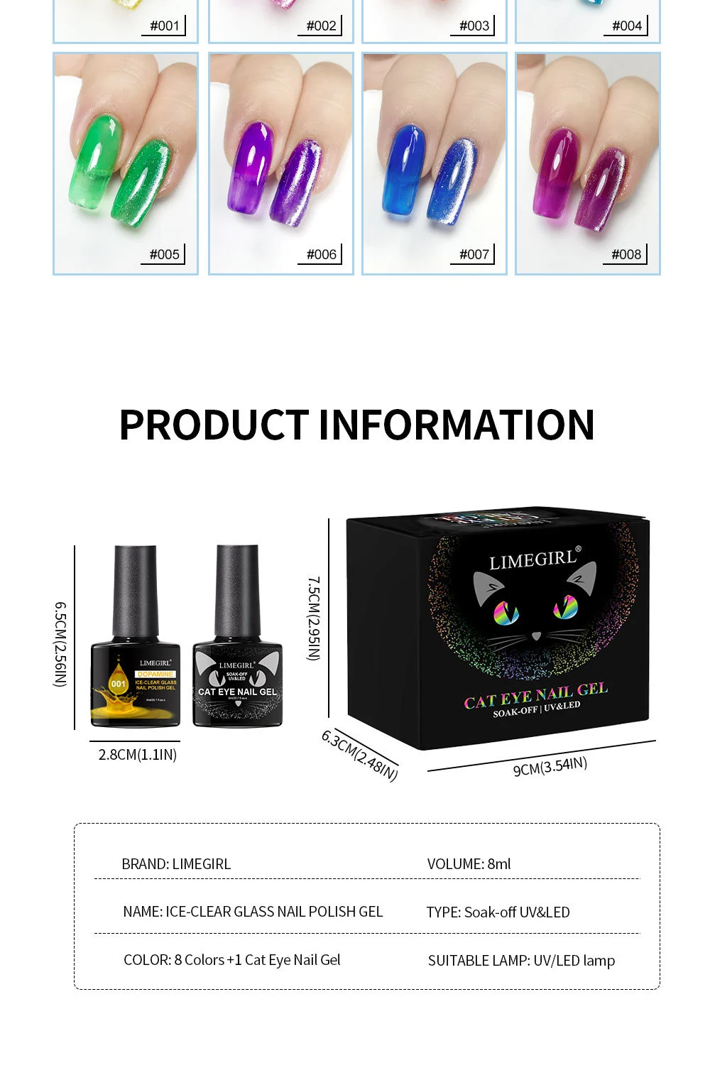 cat eye nail polish gel glitter spu809776551012 desc 7