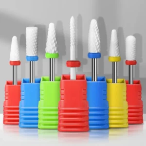 Ceramic Nail Drill Bits Professional Gel Polish Remover and Cuticle Clean Tools for Electric Manicure Machines