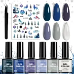 Christmas Gel Nail Polish Kit Spu997188735843 3