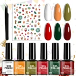 Christmas Gel Nail Polish Kit Spu997188735843 4