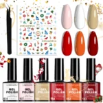Christmas Gel Nail Polish Kit Spu997188735843 2