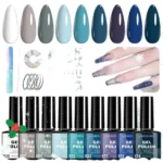 Christmas Nail Art Kit Limegirl Gel Polish Spu998549389869 6