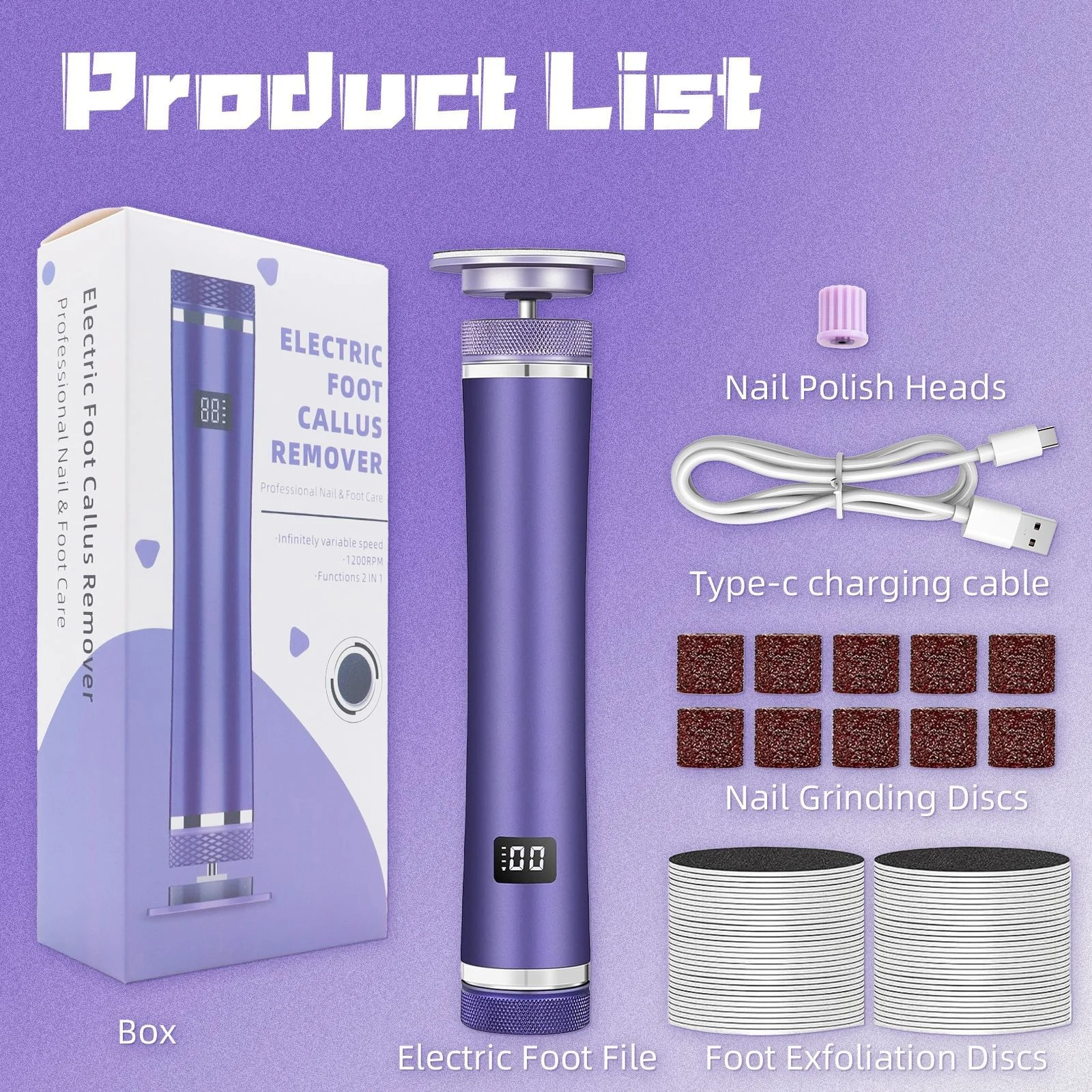 electric foot callus remover dead skin tool spu909386602267 desc 1