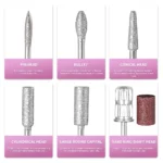 Electric Nail Drill Machine 45000 RPM Professional Portable Rechargeable Manicure Pedicure Tool Kit