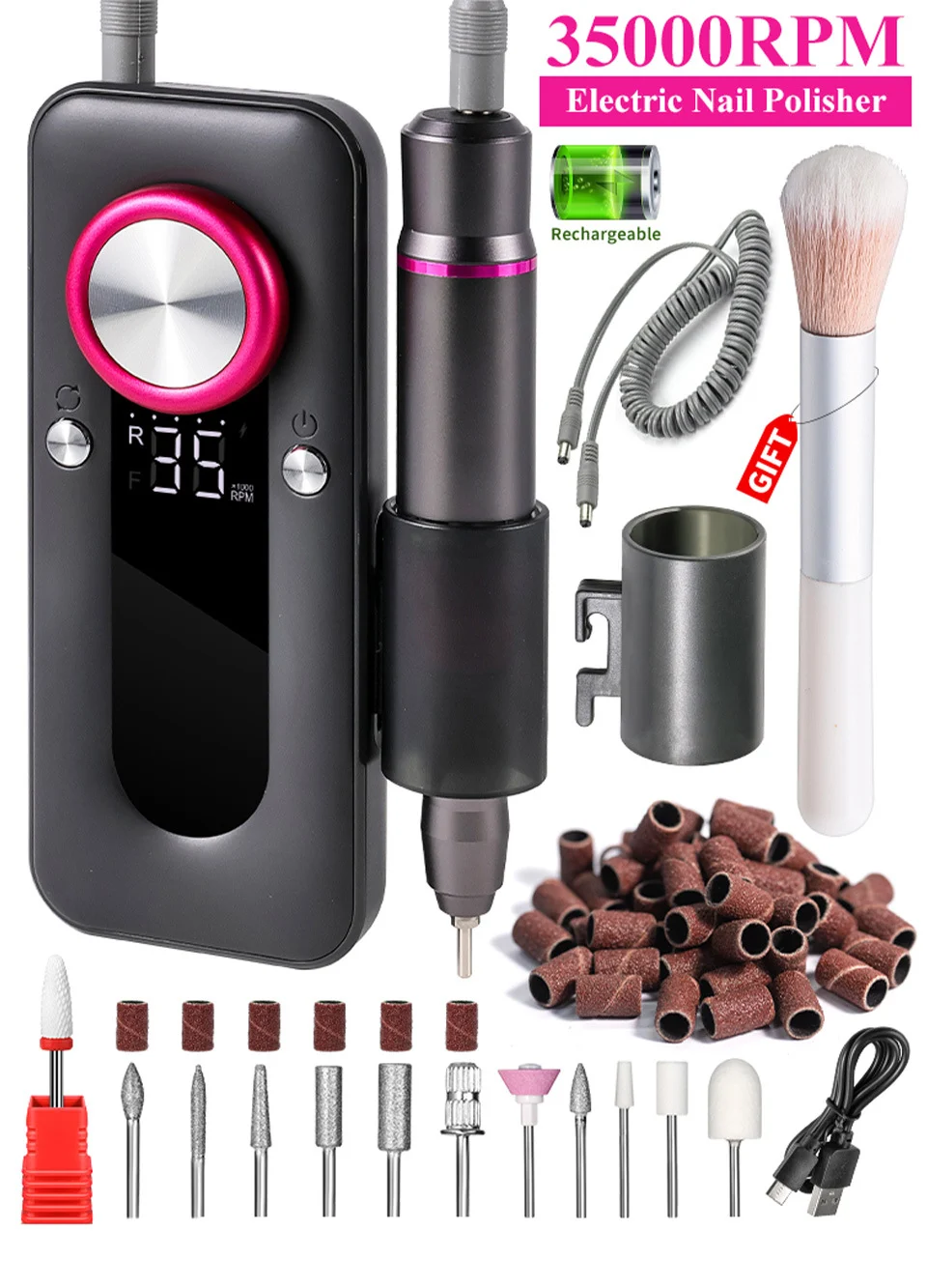 electric nail drill machine 35000rpm spu905413435828 desc 1