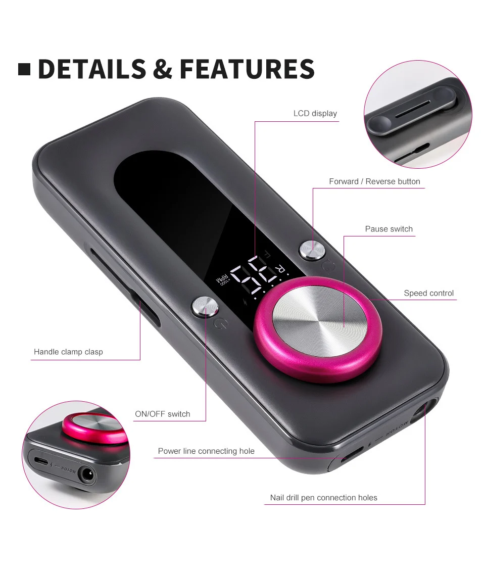 electric nail drill machine 35000rpm spu905413435828 desc 3