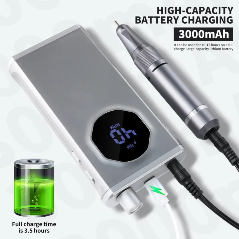 Electric Nail Drill Machine 40000rpm Spu896197873940 4