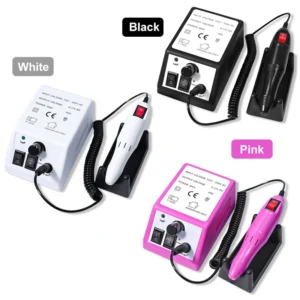 Electric Nail Drill Machine Professional Manicure Pedicure Kit 15W Portable Nail Polisher 2000 Model