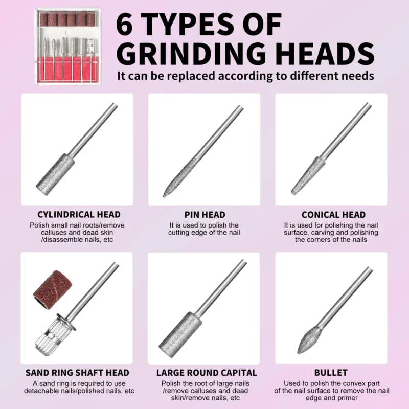 Electric Nail Drill Portable Kit Spu954644128485 2