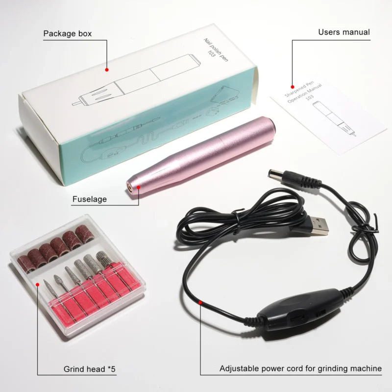 Electric Nail Drill Portable Kit Spu954644128485 4