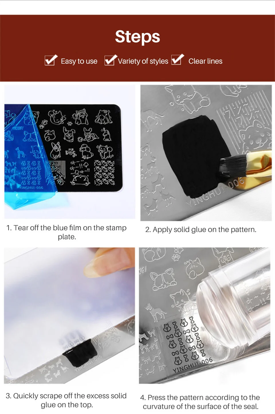 french nail stamper silicone jelly tool spu994361227206 desc 17