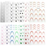 French Nail Stickers Gradient Line Spu995370925366 2