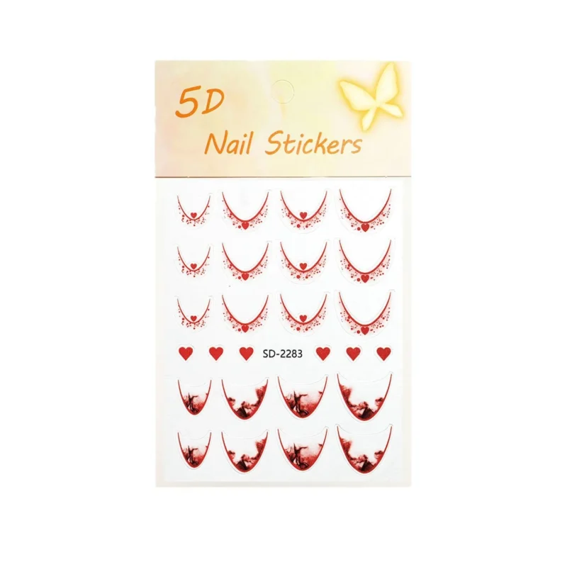French Nail Stickers Gradient Line Spu995370925366 5