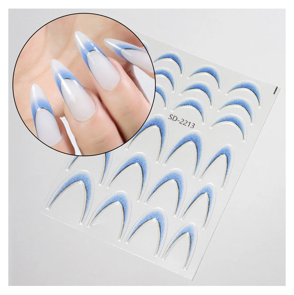 french nail stickers gradient line spu995370925366 desc 10