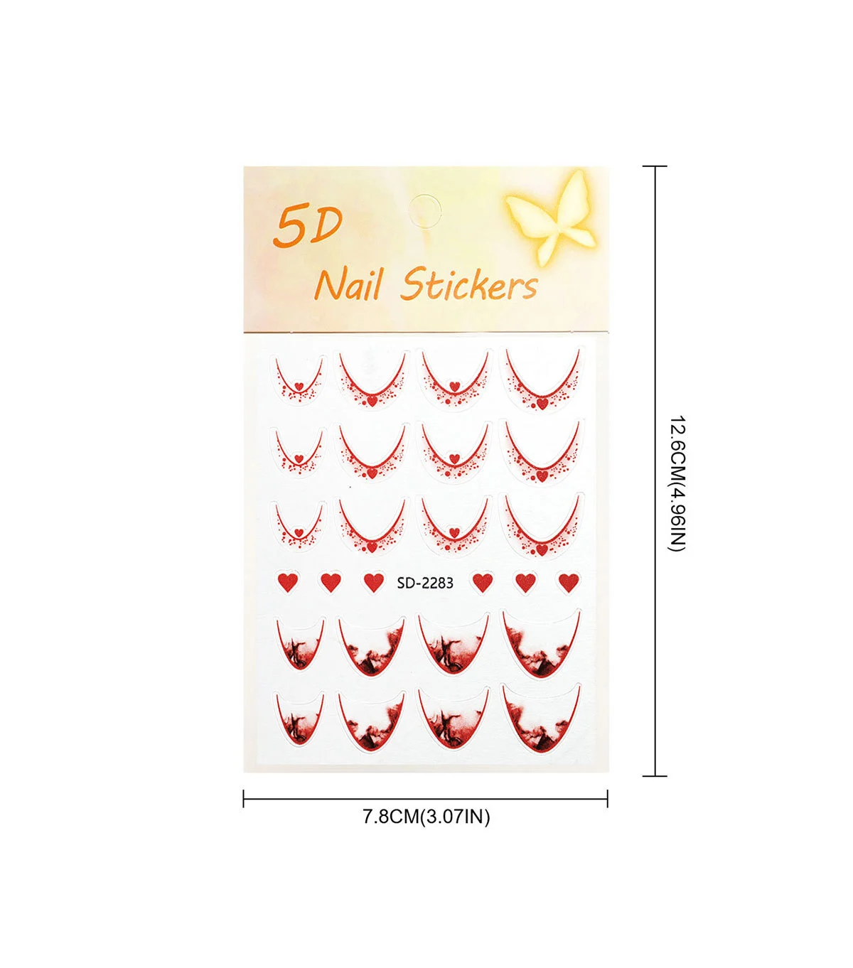 french nail stickers gradient line spu995370925366 desc 4