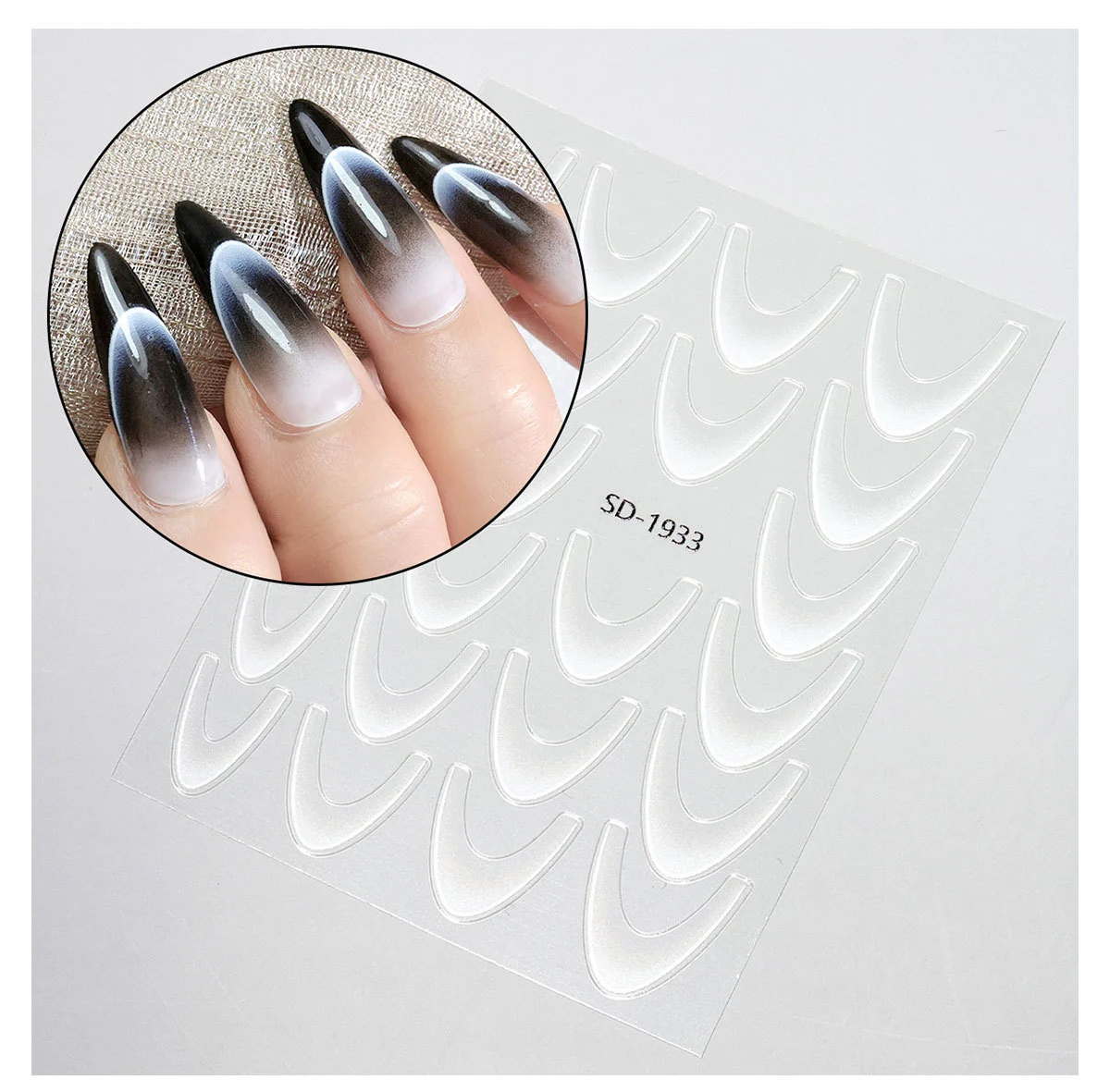 french nail stickers gradient line spu995370925366 desc 6