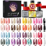 Gel Nail Polish Kit 40 Colors Spu718401084211 5
