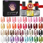 Gel Nail Polish Kit 40 Colors Spu718401084211 6