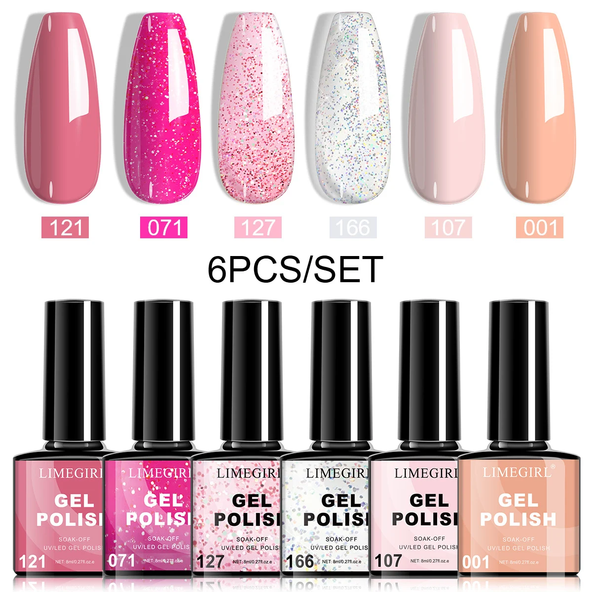 gel nail polish kit limegirl 18 colors spu999276121684 desc 11