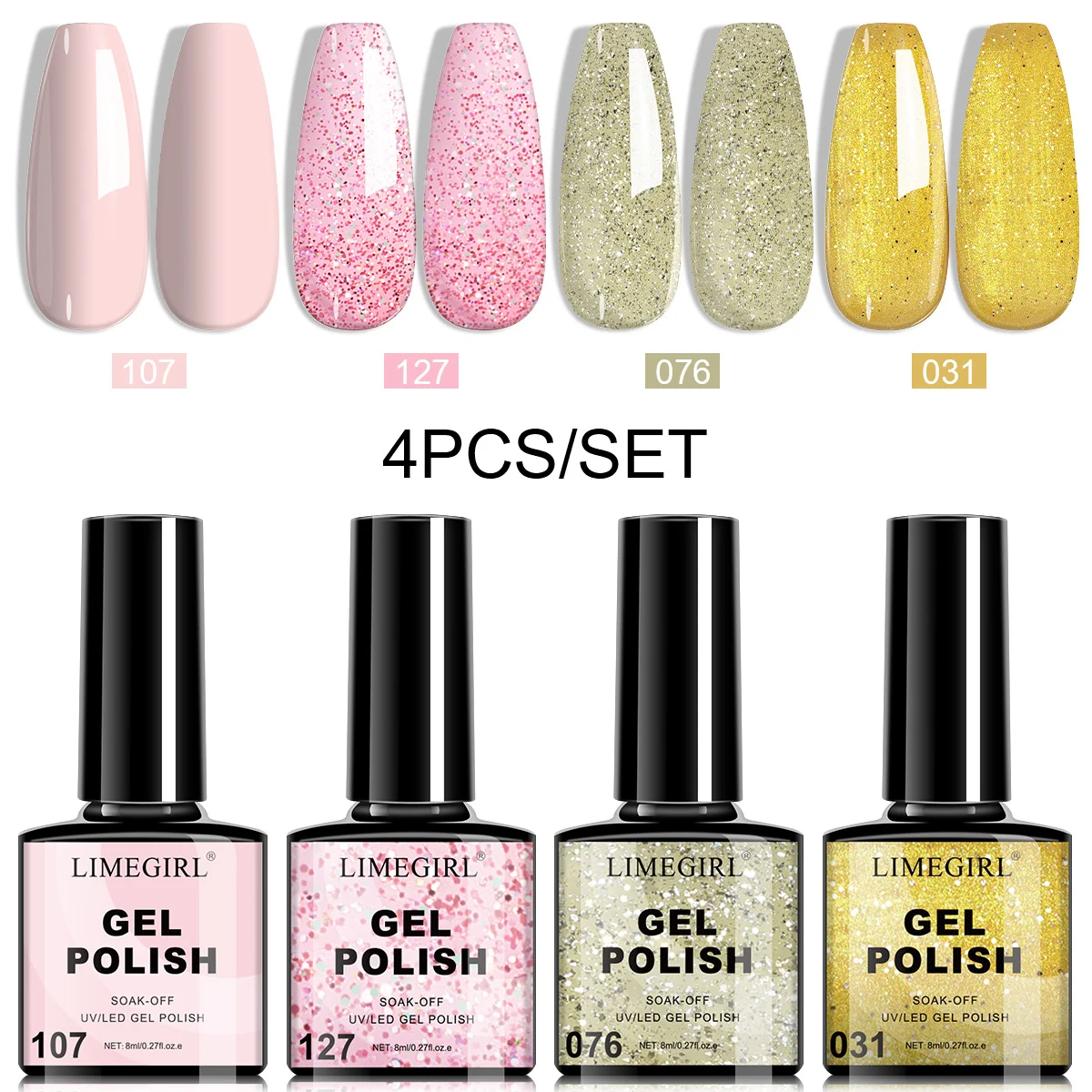 gel nail polish kit limegirl 18 colors spu999276121684 desc 8