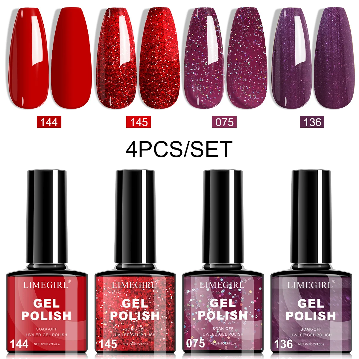 gel nail polish kit limegirl 18 colors spu999276121684 desc 9