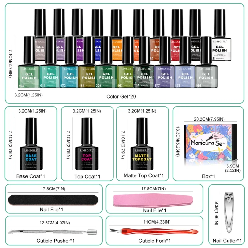 Gel Nail Polish Kit Morandi Set Spu997733998709 5