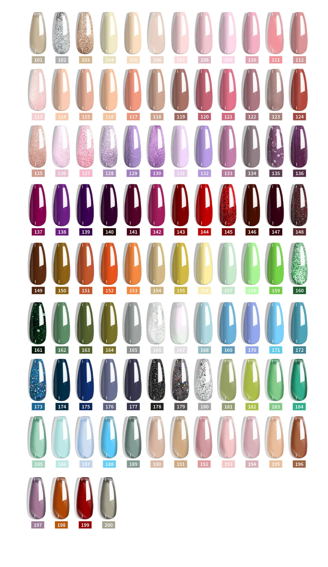 Gel Nail Polish Kit - Professional 20 Colors Morandi Manicure Set with Base and Top Coat 11 gel nail polish kit morandi set spu997733998709 desc 11