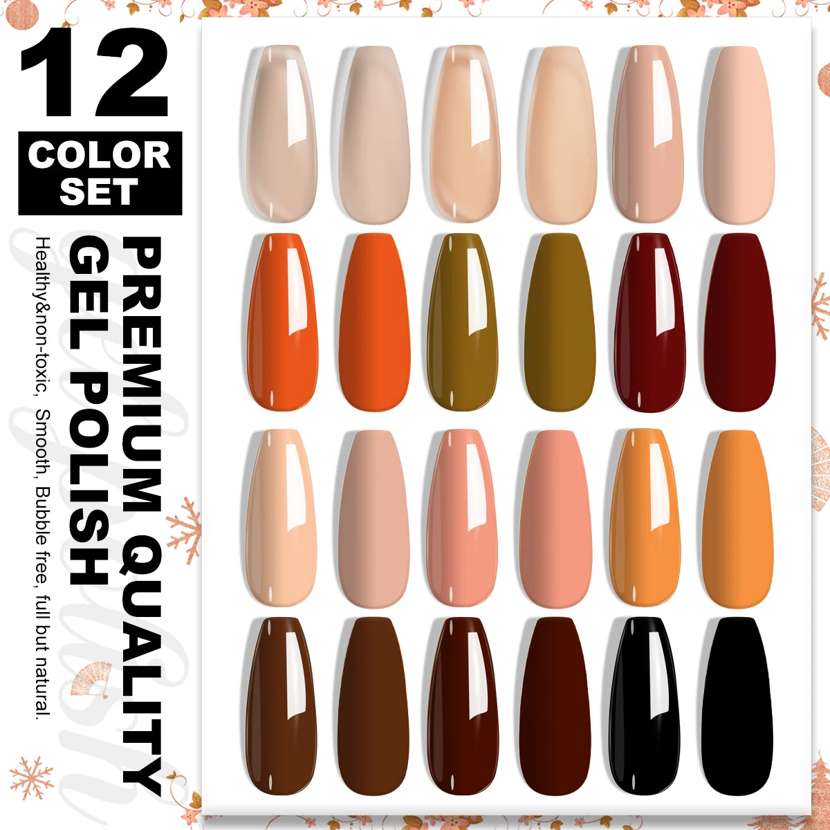gel nail polish kit uv light 12 colors spu1001175056430 desc 3