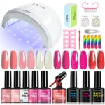 Gel Nail Polish Kit With Uv Light Spu998782471073 3